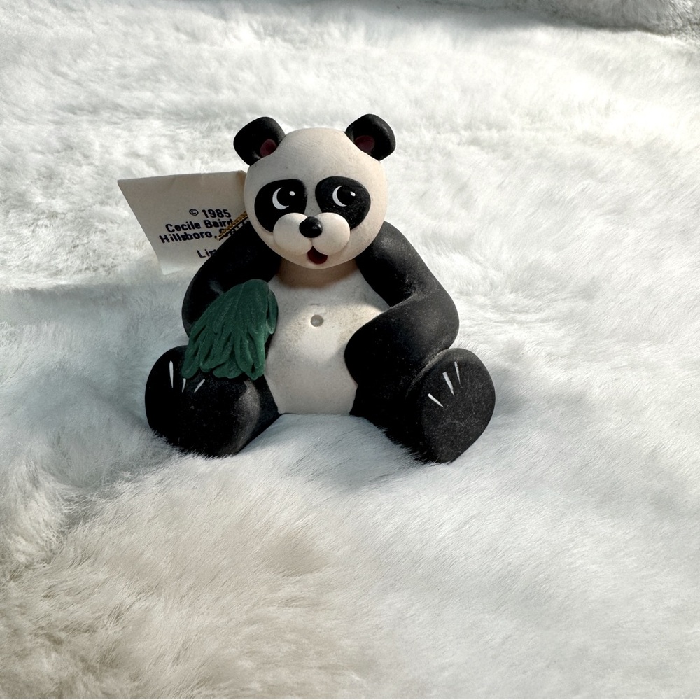 Vintage Panda Figure by Cecile Baird